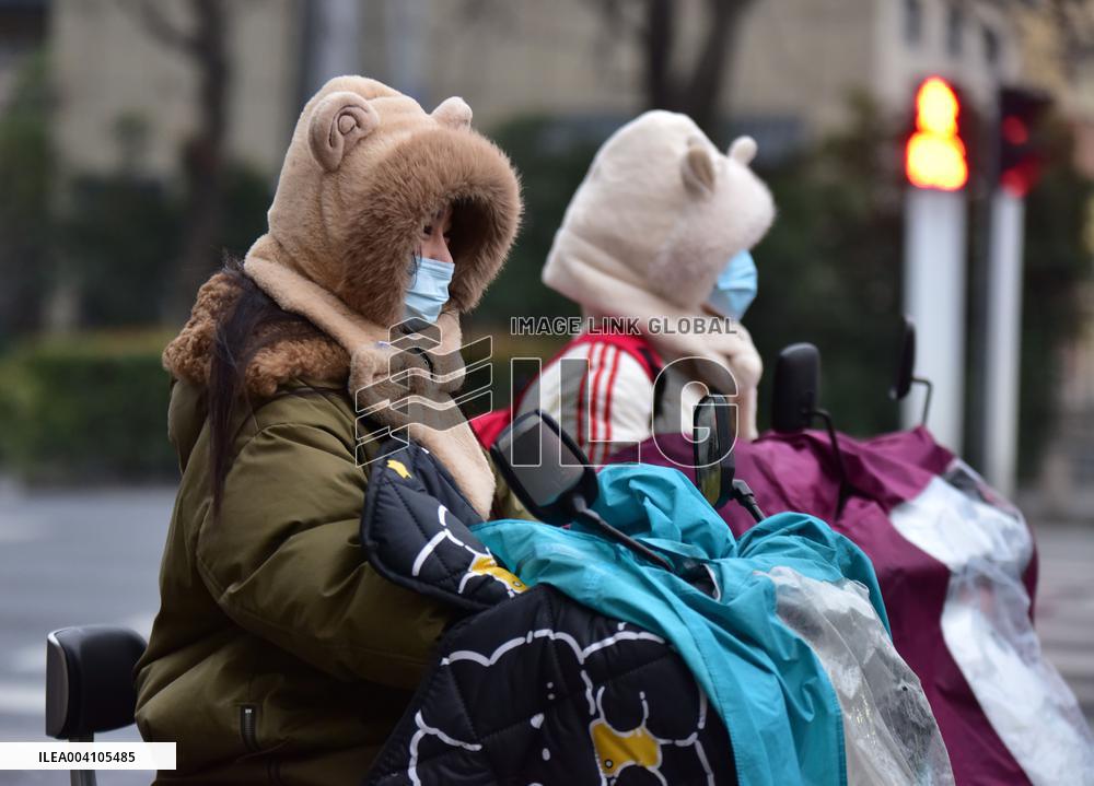 Cold Wave Blue Alert in Fuyang