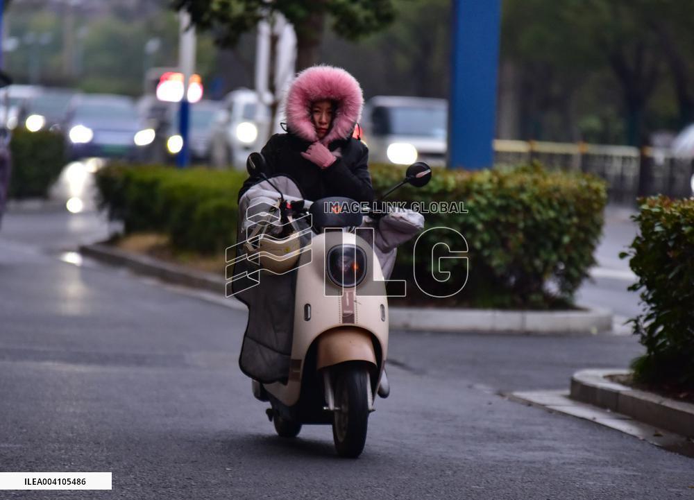 Cold Wave Blue Alert in Fuyang