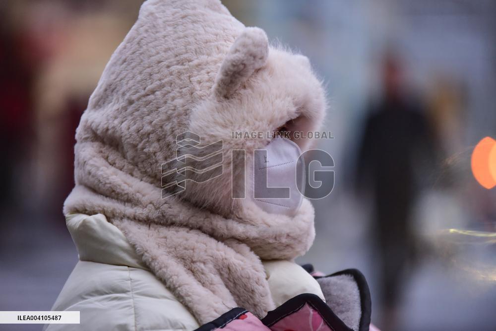 Cold Wave Blue Alert in Fuyang