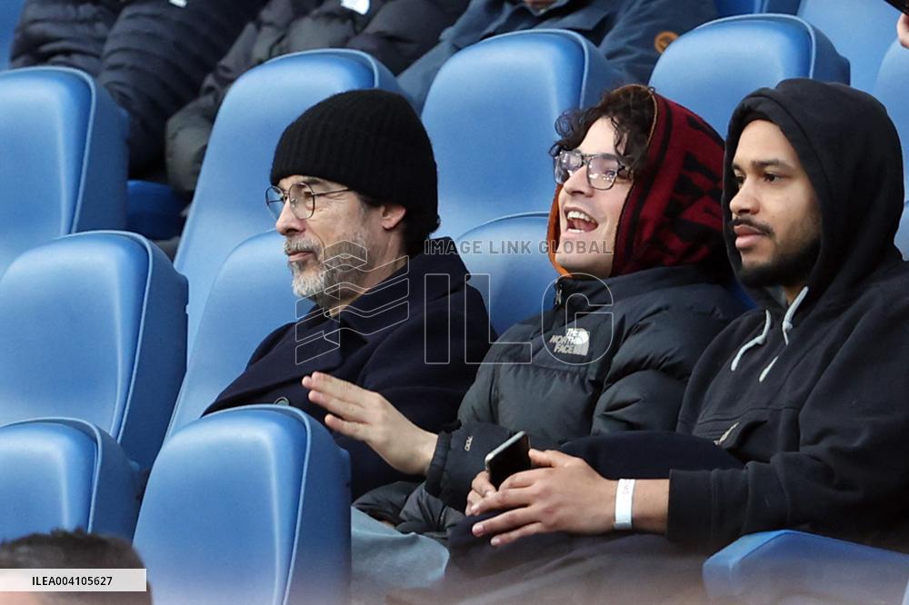 Vip in the stand, Alessandro and Leonardo Gassman in AS Roma vs Como 1907, at Olympic Stadium in Rome on march 02, 2025