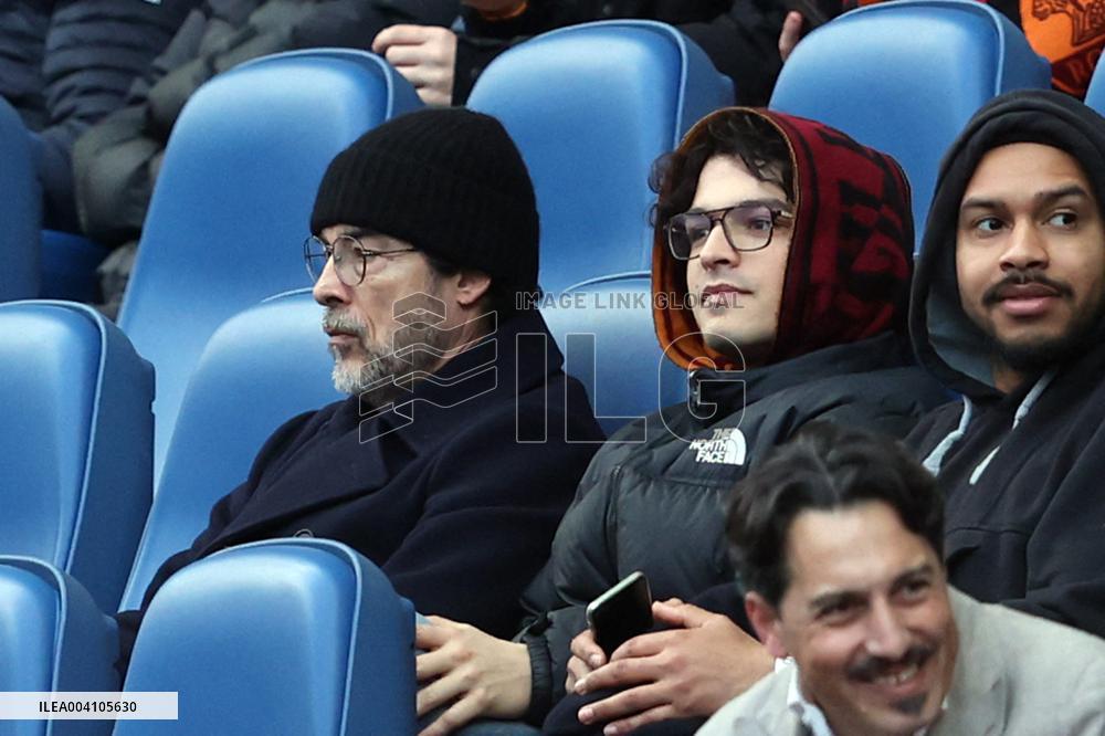 Vip in the stand, Alessandro and Leonardo Gassman in AS Roma vs Como 1907, at Olympic Stadium in Rome on march 02, 2025