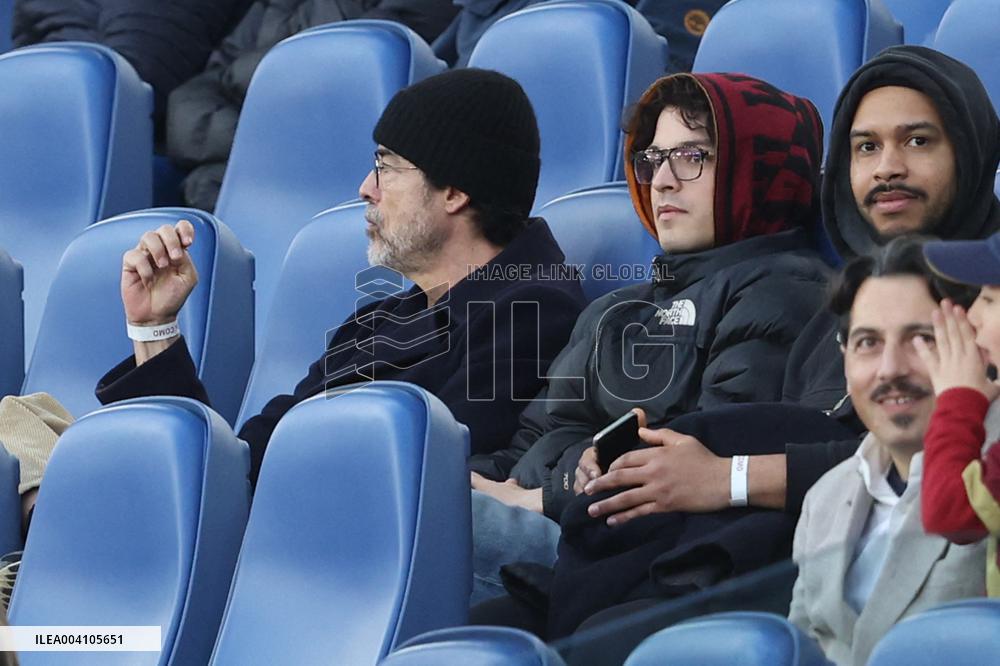 Vip in the stand, Alessandro and Leonardo Gassman in AS Roma vs Como 1907, at Olympic Stadium in Rome on march 02, 2025