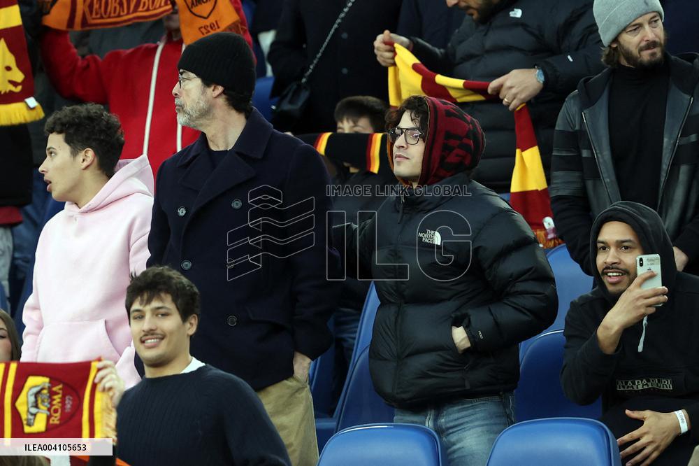 Vip in the stand, Alessandro and Leonardo Gassman in AS Roma vs Como 1907, at Olympic Stadium in Rome on march 02, 2025