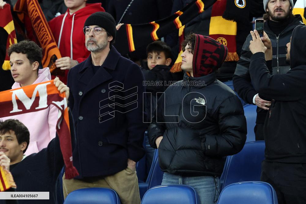 Vip in the stand, Alessandro and Leonardo Gassman in AS Roma vs Como 1907, at Olympic Stadium in Rome on march 02, 2025