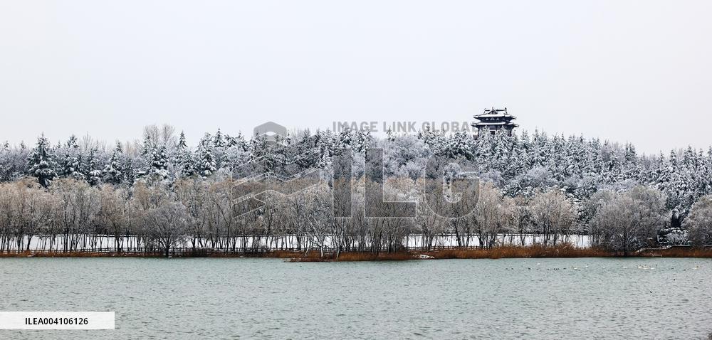Heavy Snow Hit Sanmenxia