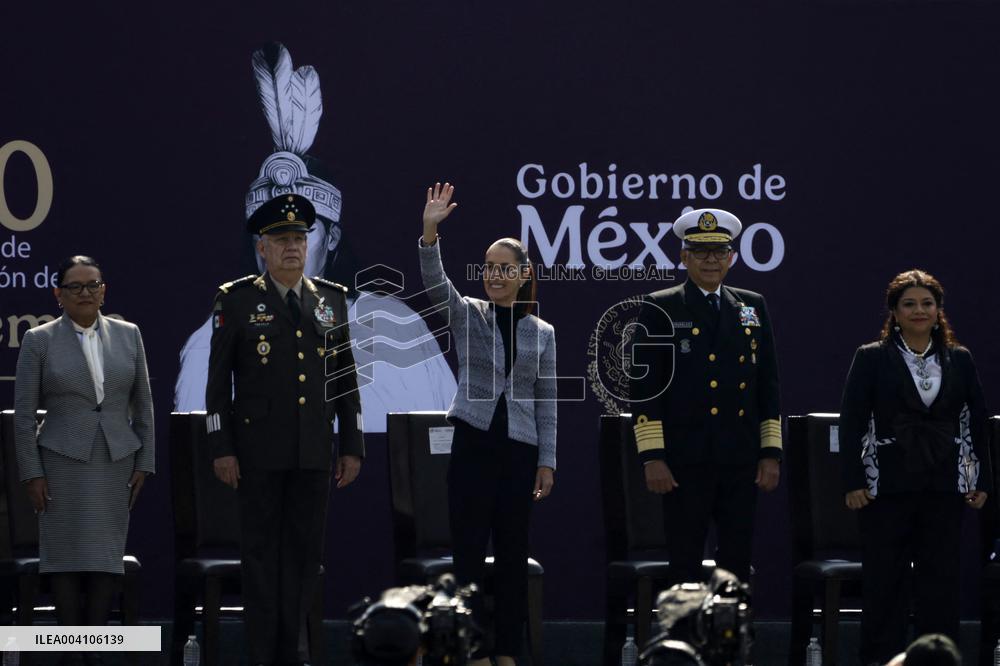 Funeral Ceremony of the 500th Anniversary Of The Execution of Emperor Cuauhtemoc