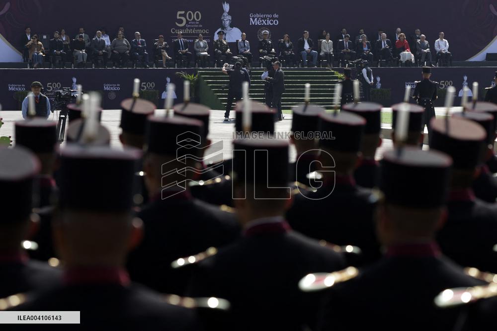 Funeral Ceremony of the 500th Anniversary Of The Execution of Emperor Cuauhtemoc