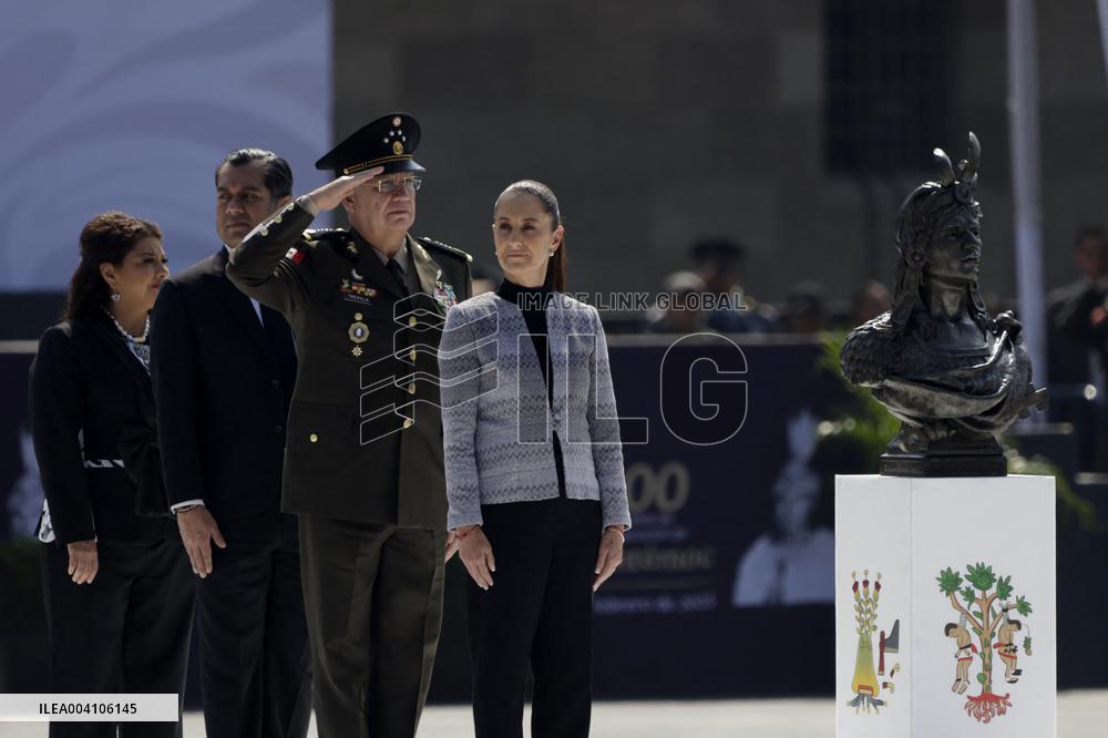 Funeral Ceremony of the 500th Anniversary Of The Execution of Emperor Cuauhtemoc