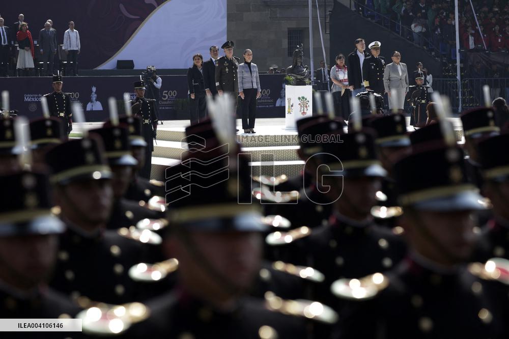 Funeral Ceremony of the 500th Anniversary Of The Execution of Emperor Cuauhtemoc