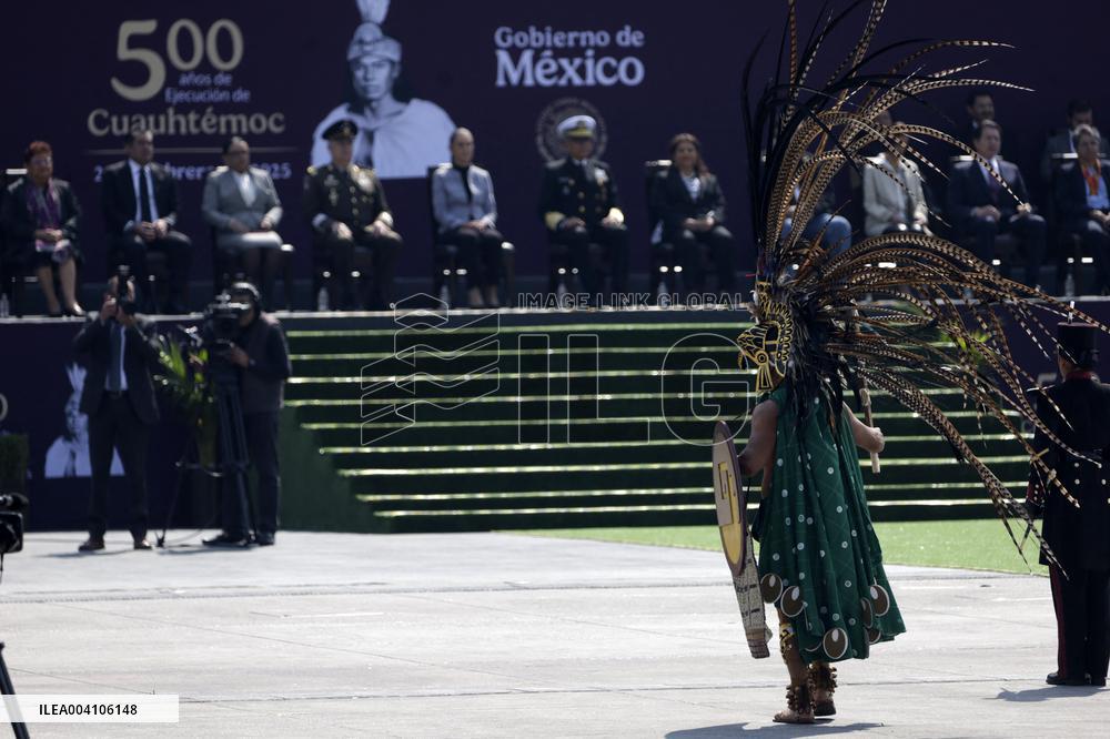 Funeral Ceremony of the 500th Anniversary Of The Execution of Emperor Cuauhtemoc