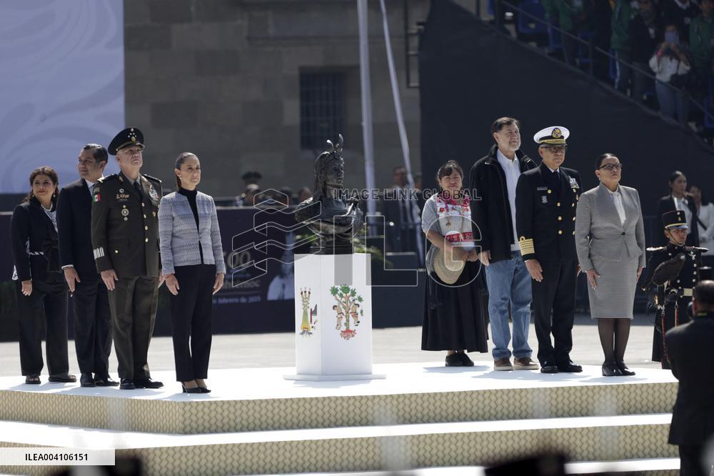 Funeral Ceremony of the 500th Anniversary Of The Execution of Emperor Cuauhtemoc