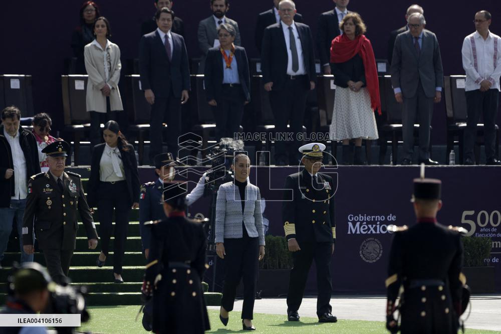 Funeral Ceremony of the 500th Anniversary Of The Execution of Emperor Cuauhtemoc