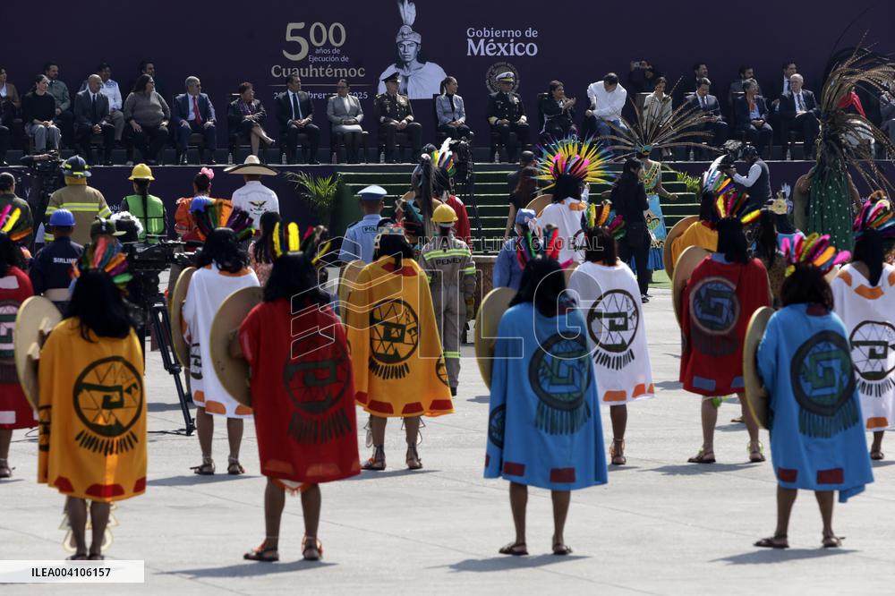Funeral Ceremony of the 500th Anniversary Of The Execution of Emperor Cuauhtemoc