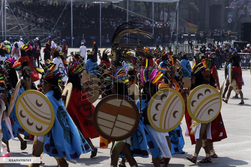 Funeral Ceremony of the 500th Anniversary Of The Execution of Emperor Cuauhtemoc
