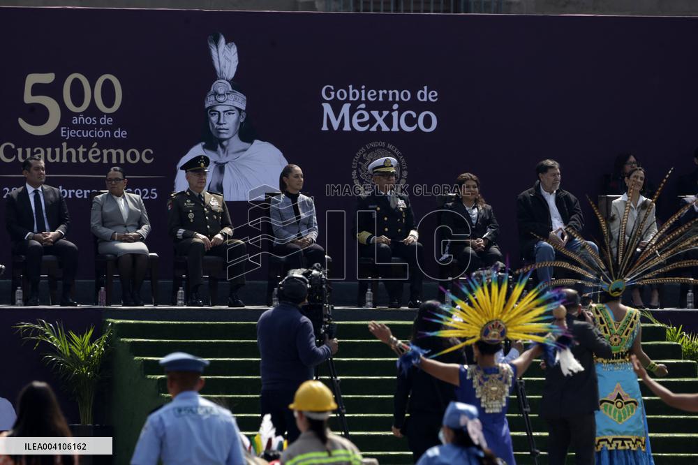 Funeral Ceremony of the 500th Anniversary Of The Execution of Emperor Cuauhtemoc