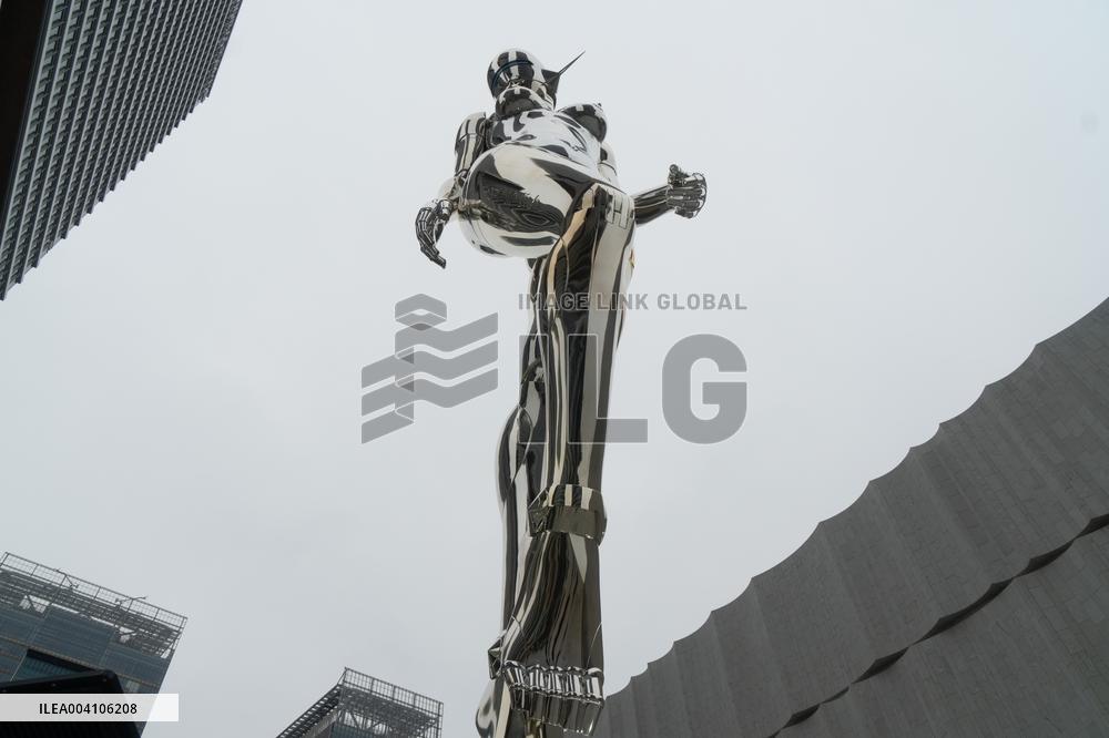 Giant Machina Sculpture in Shanghai