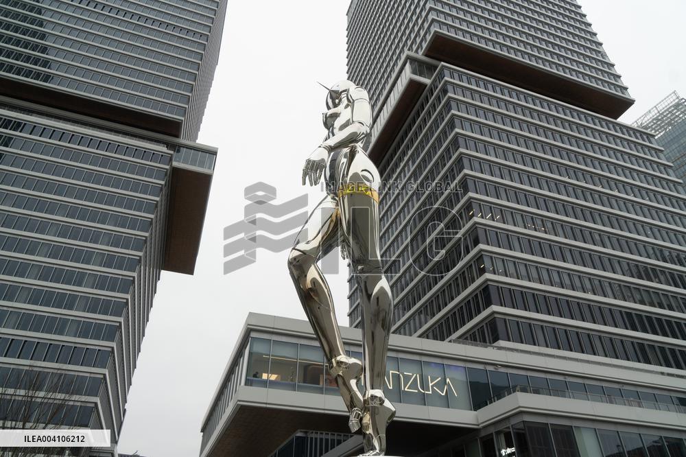 Giant Machina Sculpture in Shanghai