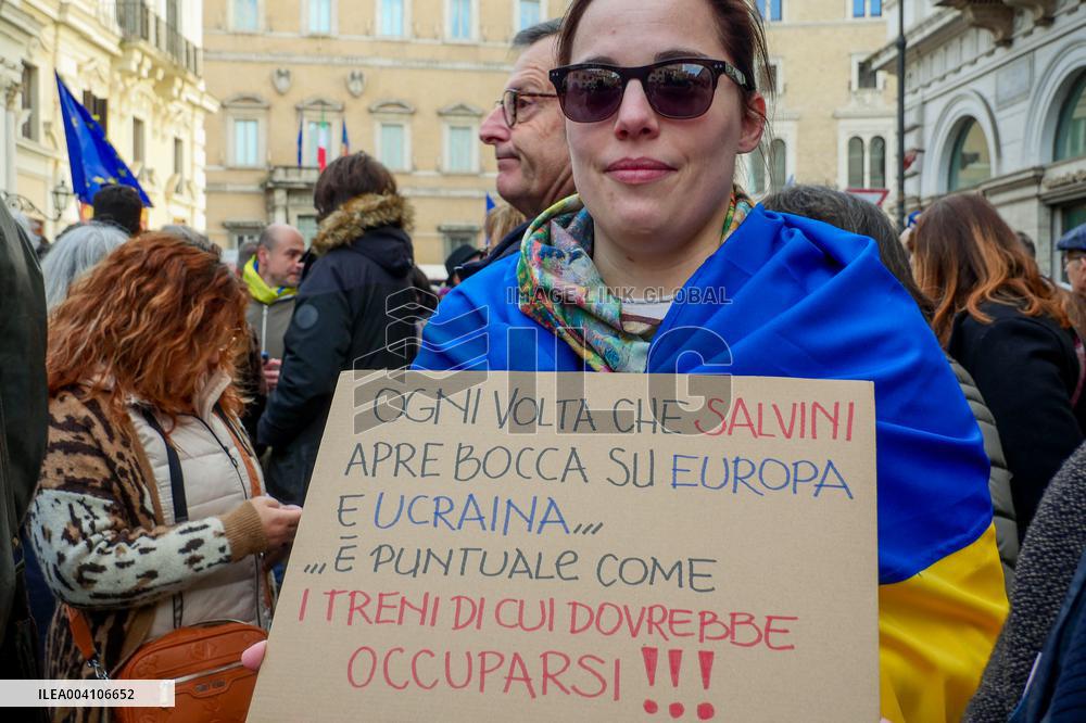 Demonstration for Ukraine at Holy Apostles