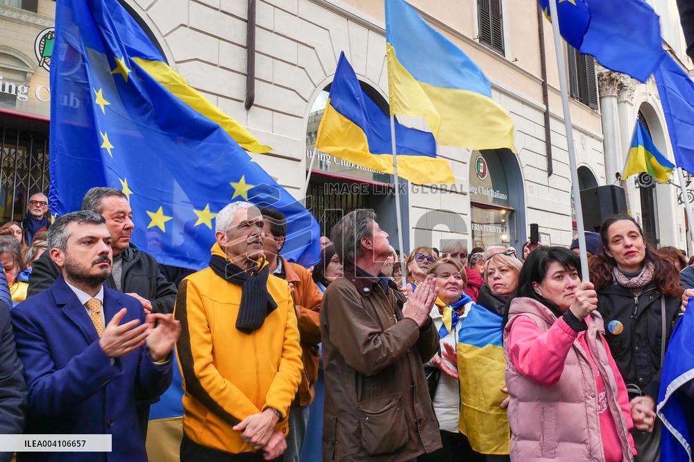 Demonstration for Ukraine at Holy Apostles
