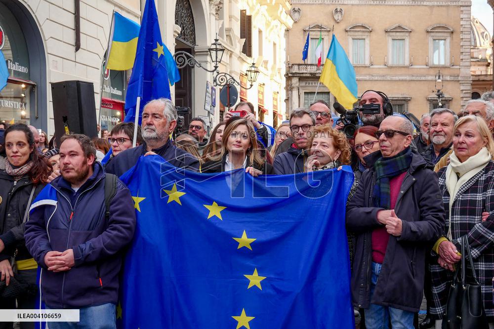 Demonstration for Ukraine at Holy Apostles
