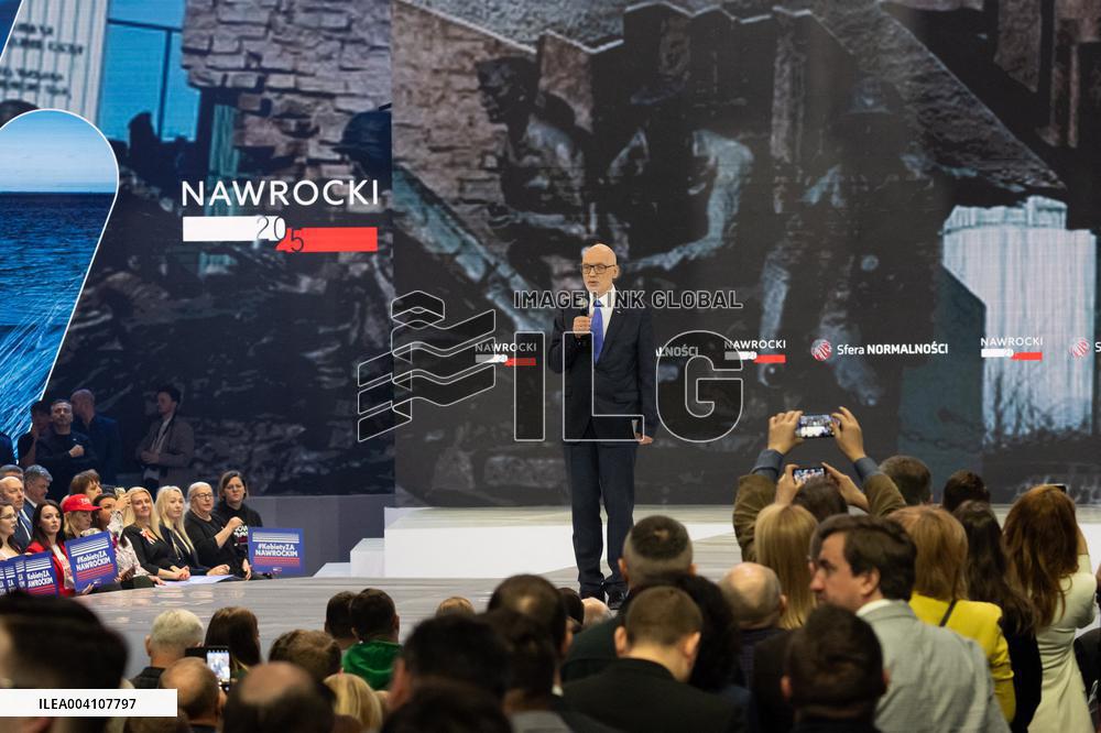 Karol Nawrocki's Program Convention in Warsaw