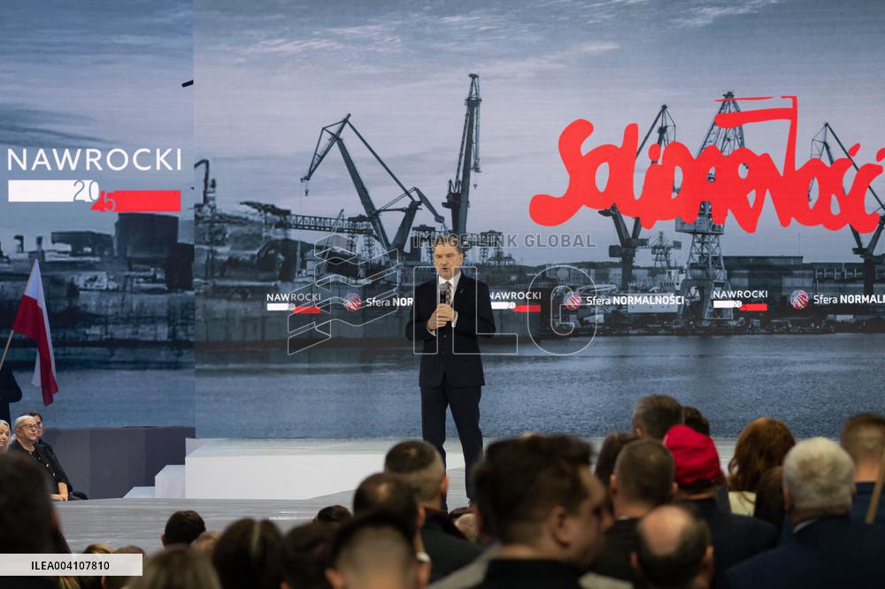 Karol Nawrocki's Program Convention in Warsaw