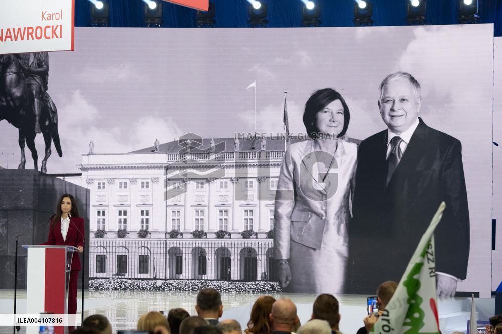 Karol Nawrocki's Program Convention in Warsaw