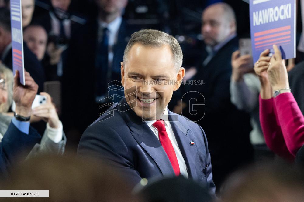 Karol Nawrocki's Program Convention in Warsaw