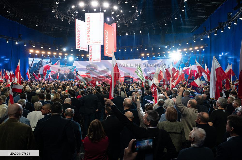 Karol Nawrocki's Program Convention in Warsaw