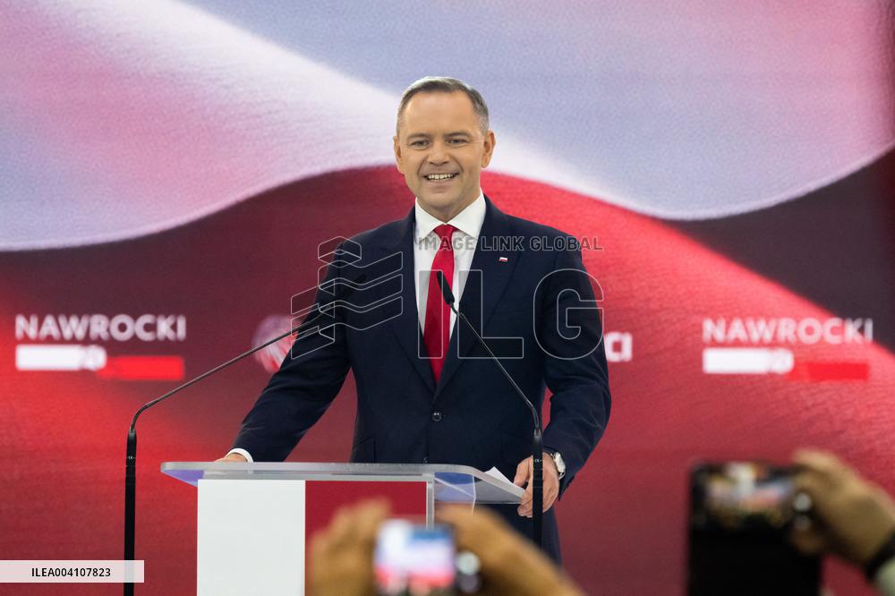 Karol Nawrocki's Program Convention in Warsaw