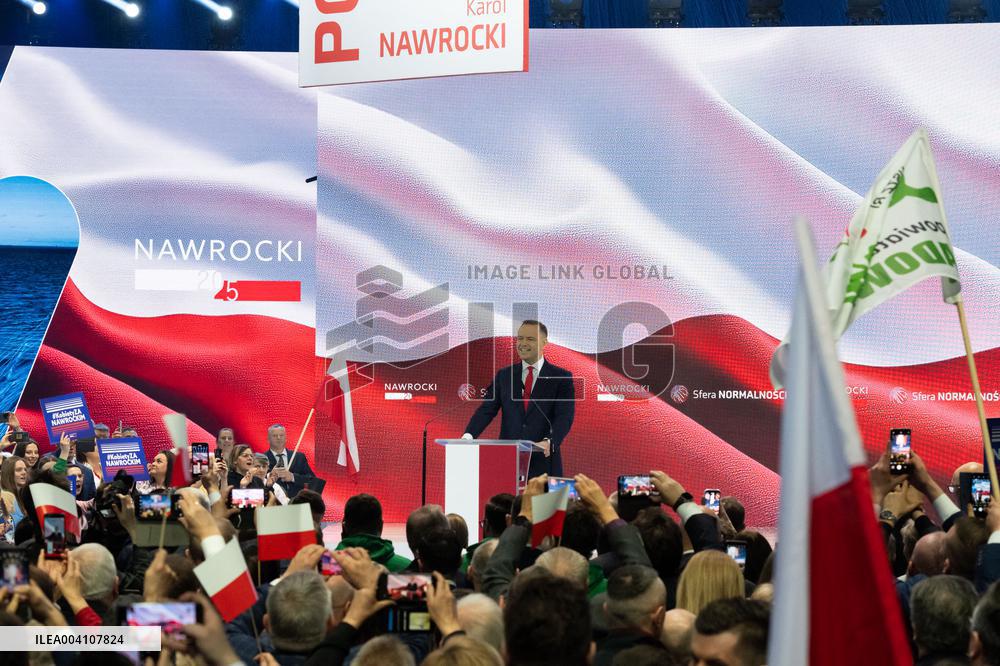 Karol Nawrocki's Program Convention in Warsaw