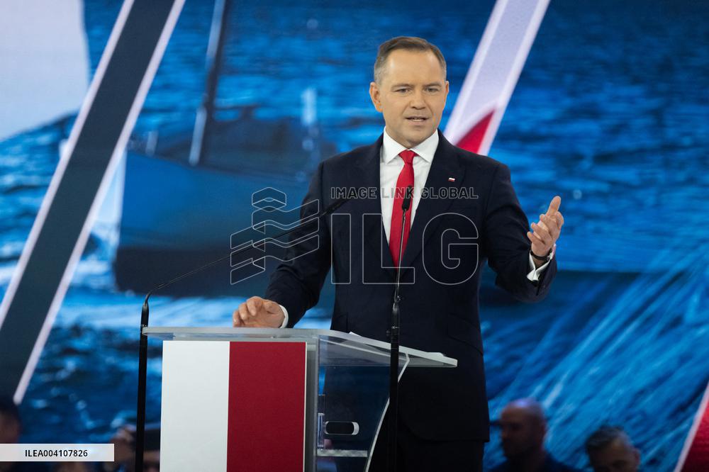 Karol Nawrocki's Program Convention in Warsaw