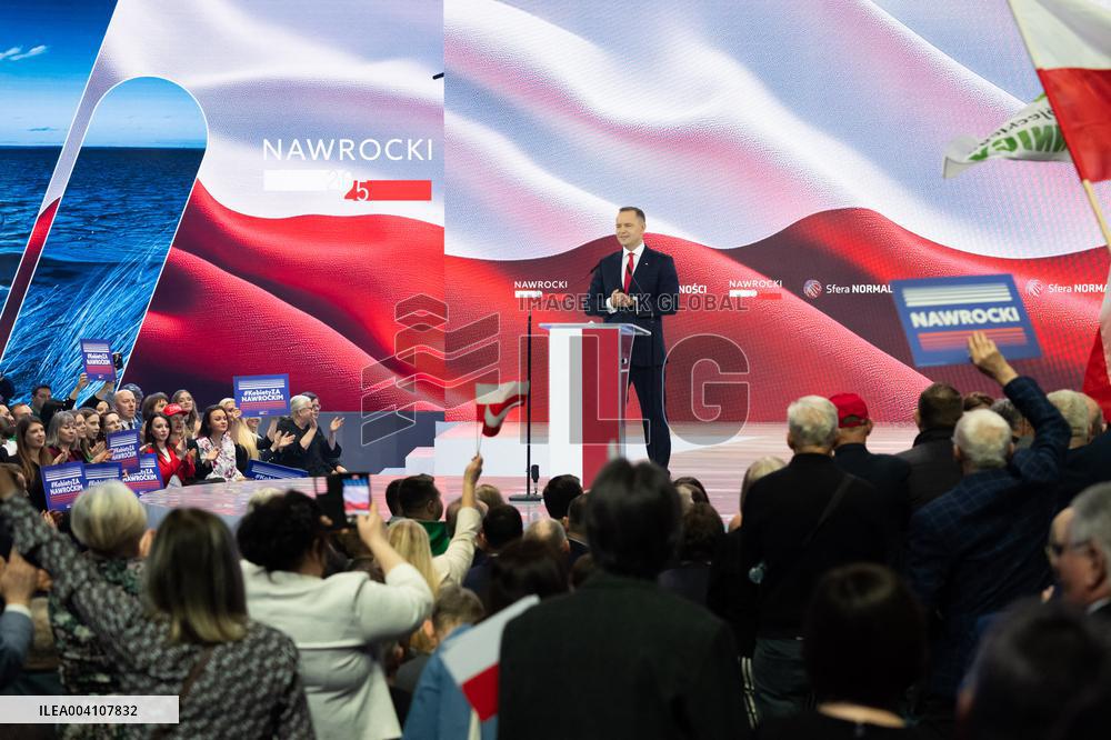 Karol Nawrocki's Program Convention in Warsaw