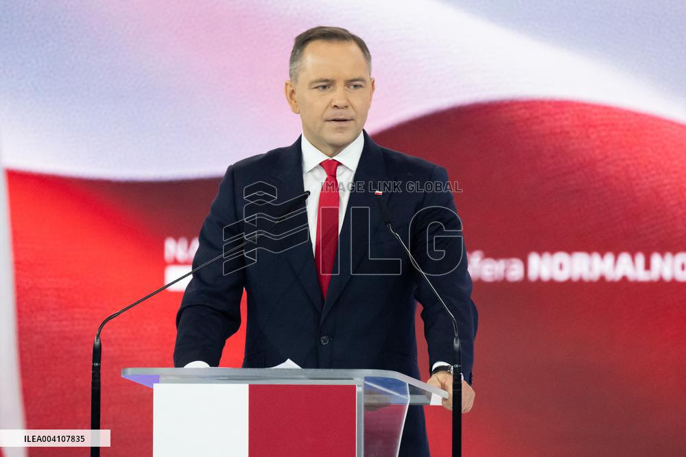 Karol Nawrocki's Program Convention in Warsaw