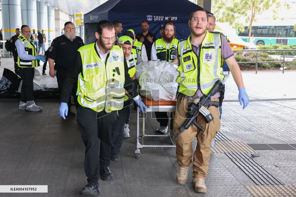 Stabbing Attack In Haifa - Israel