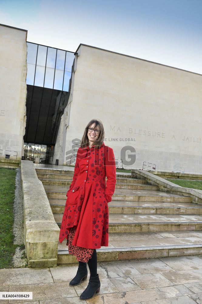 British author Anna Stuart in Caen