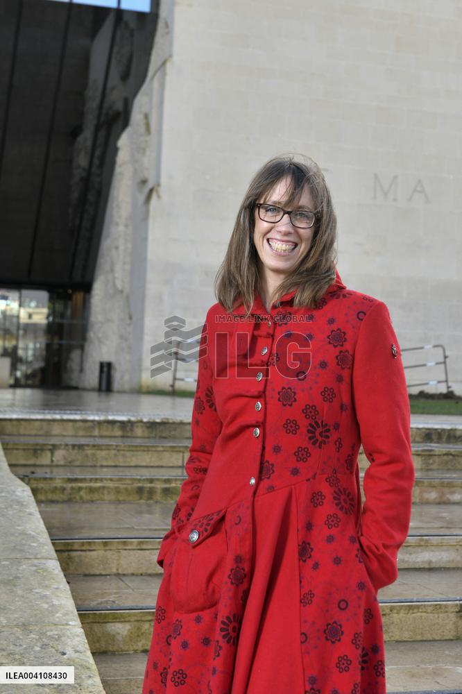 British author Anna Stuart in Caen