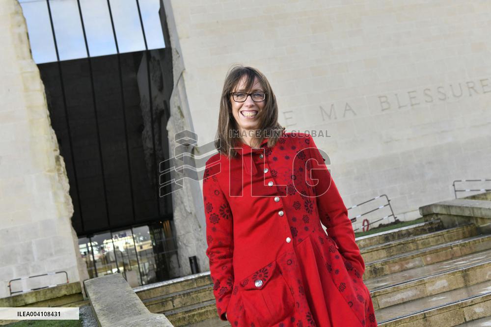 British author Anna Stuart in Caen
