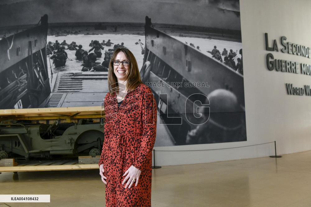 British author Anna Stuart in Caen