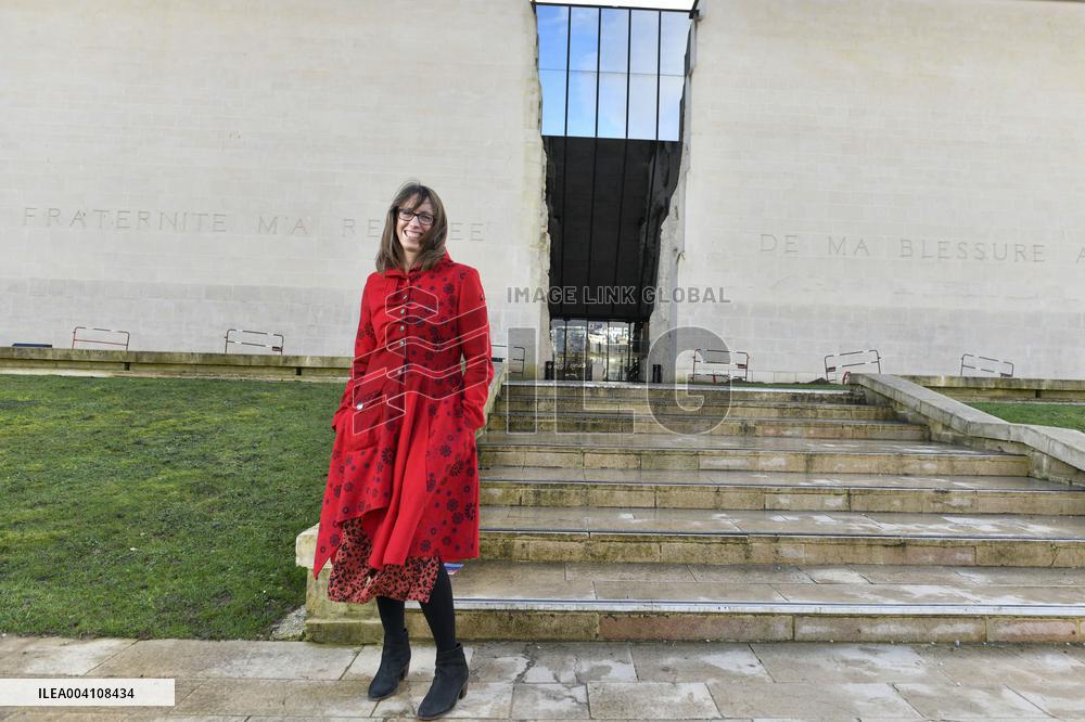 British author Anna Stuart in Caen