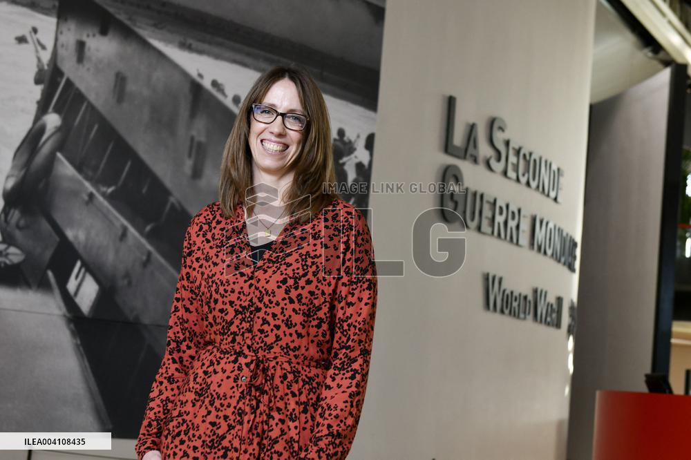 British author Anna Stuart in Caen