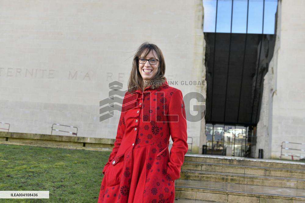 British author Anna Stuart in Caen