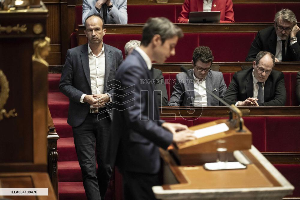 French National Assembly debate on Ukraine and security in Europe