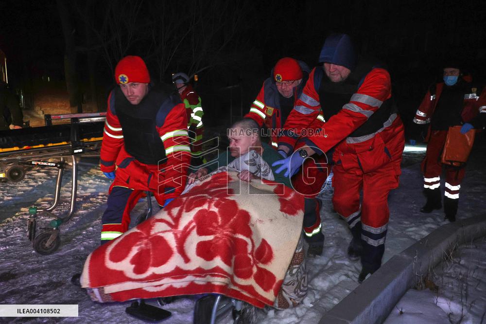 Kharkiv hospital gets damaged by Russian drone attack