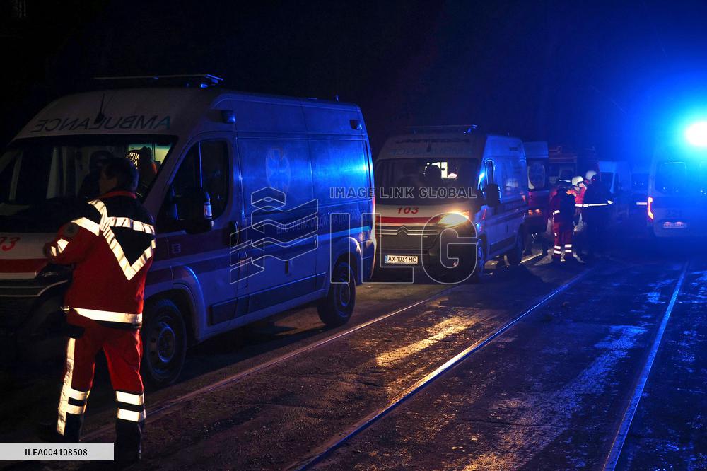 Kharkiv hospital gets damaged by Russian drone attack