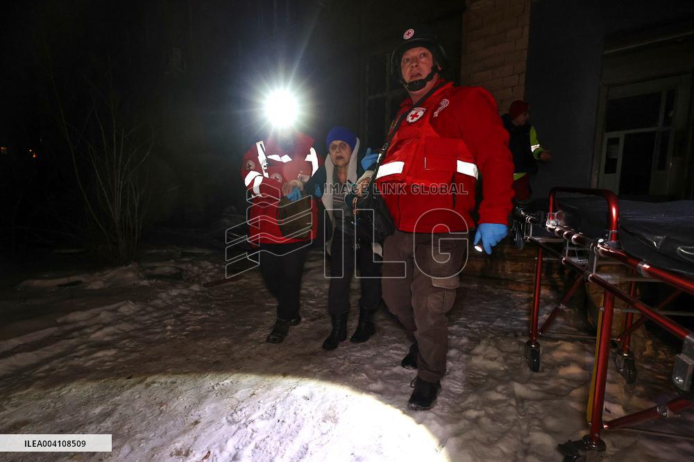 Kharkiv hospital gets damaged by Russian drone attack