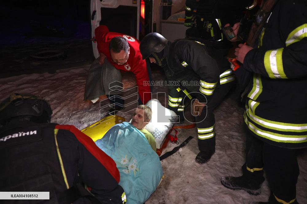 Kharkiv hospital gets damaged by Russian drone attack