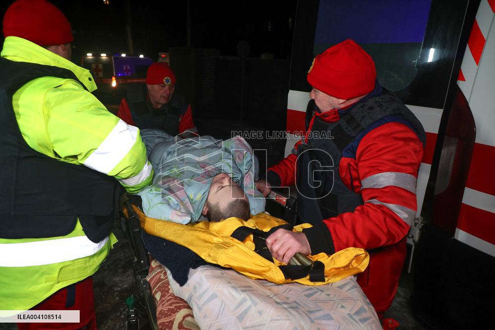 Kharkiv hospital gets damaged by Russian drone attack