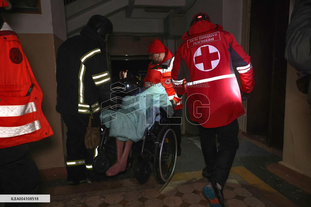 Kharkiv hospital gets damaged by Russian drone attack