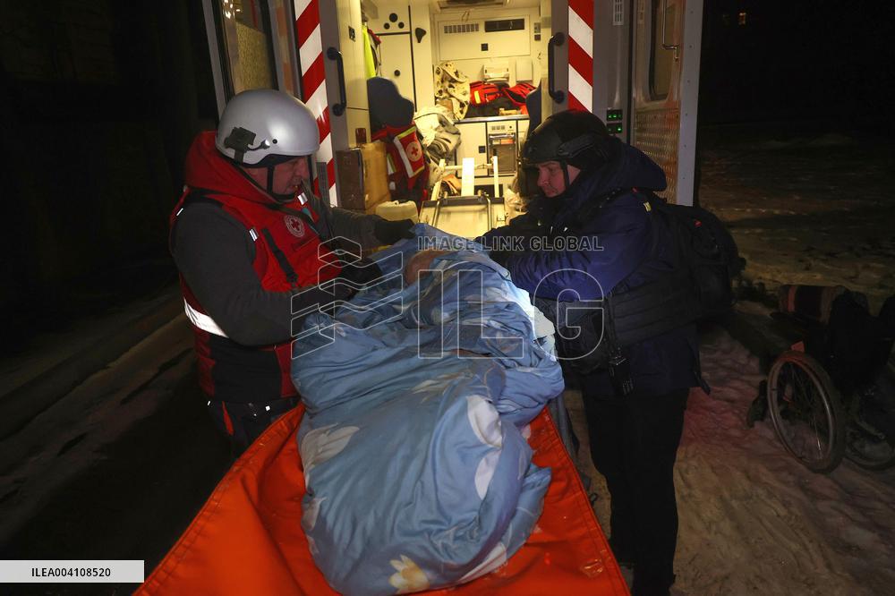 Kharkiv hospital gets damaged by Russian drone attack